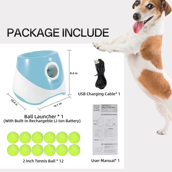 Lanzador Automático De Pelotas Juego Interactivo Para Perros - Image 5