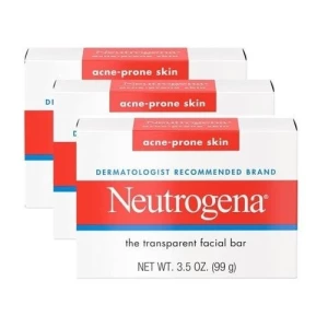 Jabón En Barra Neutrogena Antiacné 100 g Pack 3