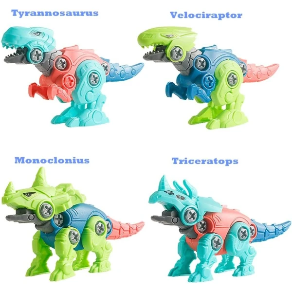 Beiguo Juguete De 4 Huevos Con Dinosaurios Para Desmontar - Image 5