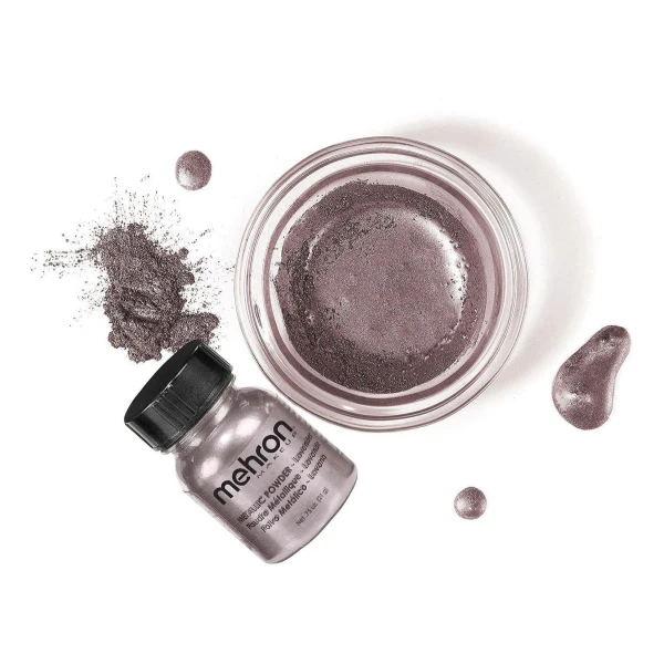 Mehron Polvo Metlico De Maquillaje (1 Oz) Lavanda - Image 2