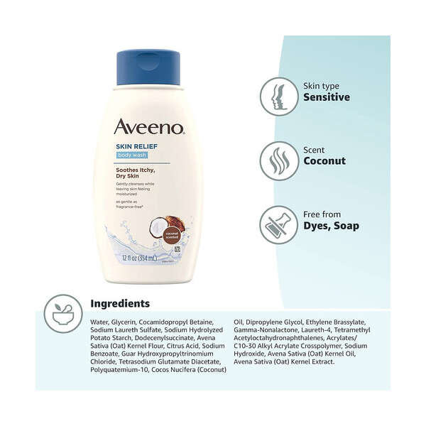 Aveeno Skin Relief Gel De Ducha 354ml - Image 3
