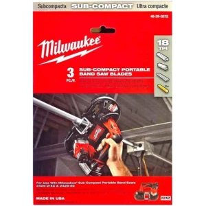 Milwaukee Hoja Sierra De Banda Portátil Subcompacta 3 Pack