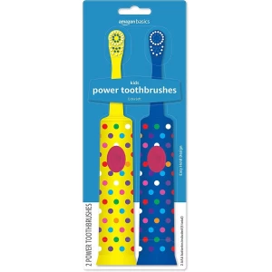 Cepillo De Dientes De Bateria (2 Pack) Amazon Basics Kids