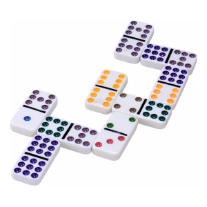 Set De Dominó Mexican Train & Chicken, Set Profesional De 91