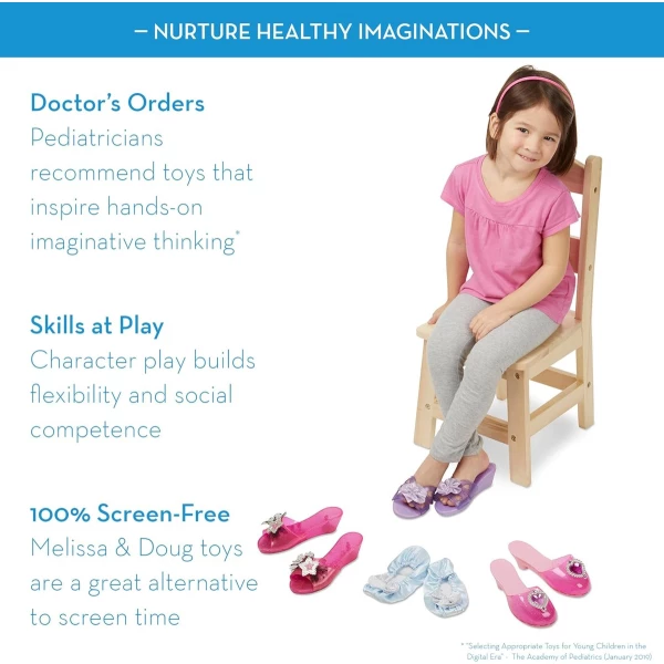 Melissa & Doug Juego De Roles- Set De Zapatos Para Disfraz - Image 3