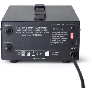 Elc 1500w Convertidor De Voltaje Elc, Arriba/abajo 110v/220v - Image 2