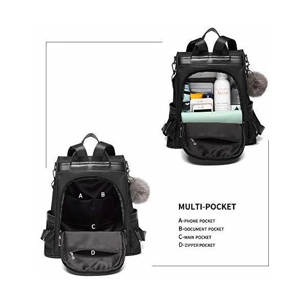 Bolso De Hombro De La Escuela De Viaje Ligero Casual De La M - Image 5