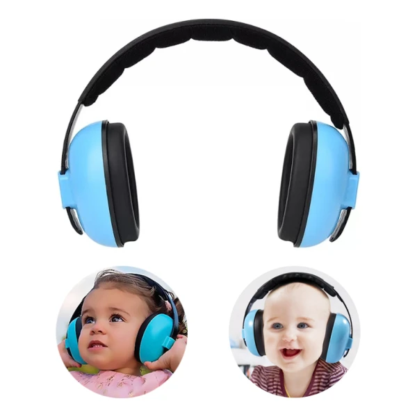 Audífonos Protectores Auditivos Para Bebés Y Niños Bbtkcare Color Azul - Image 2