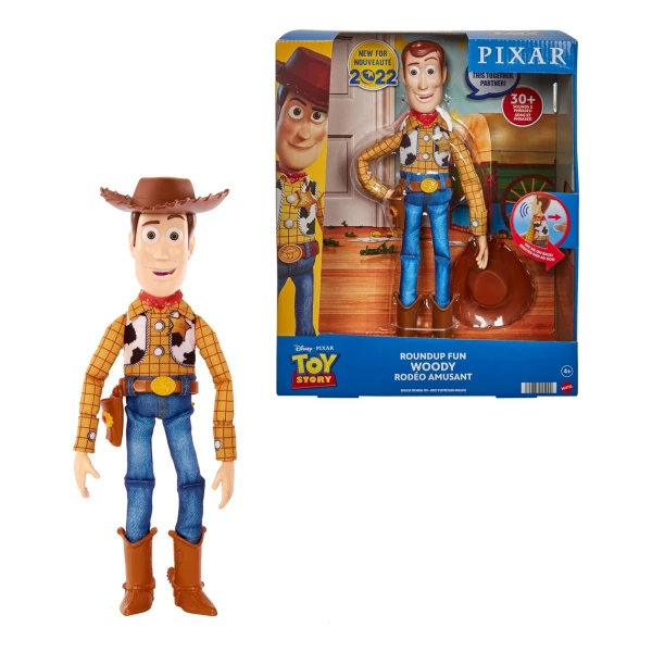 Mattel Disney Pixar Toy Story Woody 30.5 Ctms Con 30 Frases - Image 2