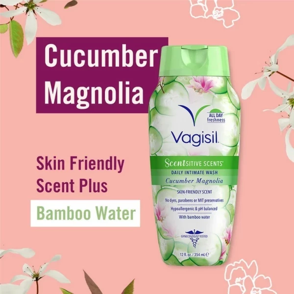 Vagisil Lavado Femenino Íntimo, Cucumber Magnolia 3 Pack - Image 2
