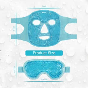 Znöcuetöd Mascarilla Faciales De Gel Reutilizable Frio/calor Tipo De Piel Azul - Image 4
