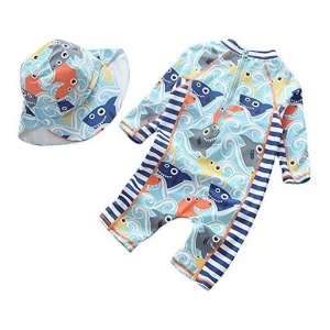 Dnggand - Bañador Con Cremallera Para Bebes Y Niños Con So - Image 2