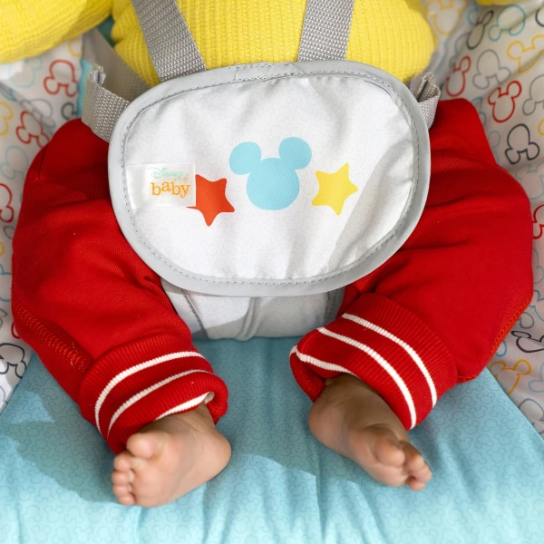 Bright Starts Disney Baby Bestie Bouncer Disney Infant To Toddler Vibrador - Image 4