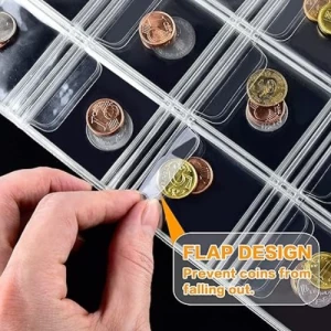 Páginas Para Colección De Monedas 12 Hojas (30 Bolsillos) - Image 3