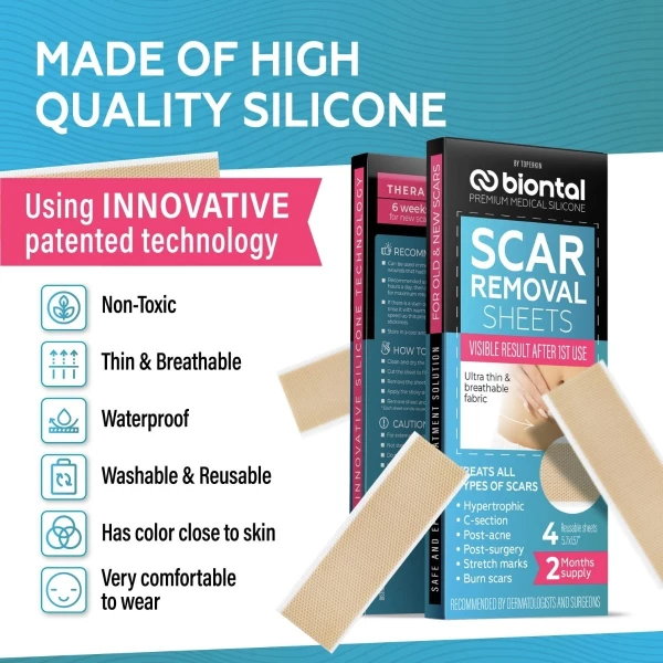 Biontal Hojas De Silicona Para Eliminar Cicatrices Ultrafina - Image 2