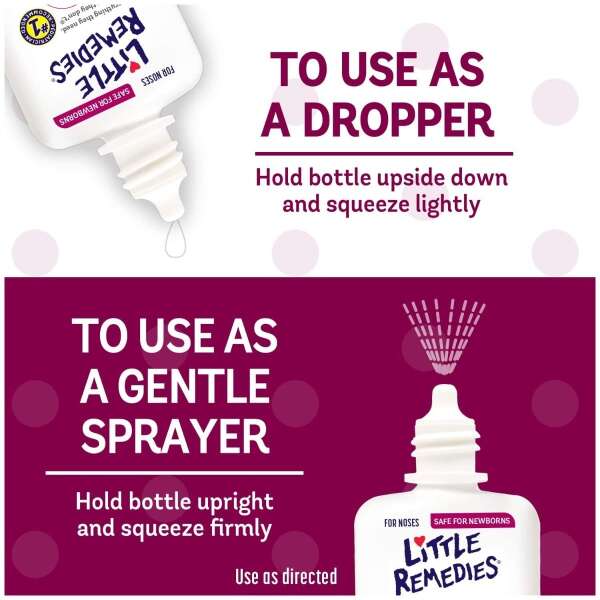 Lavado Nasal Espray/gotas Para Bebes De Little Remedies 15ml - Image 2