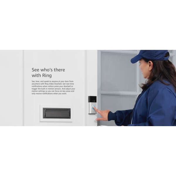 Rign Timbre Con Video Hd 1080p Puedes Ver, Escuchar Y Hablar Color Satin Nickel - Image 3