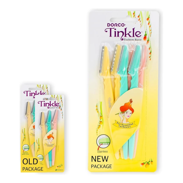 Tinkle Navajas Para Cejas Pack 2 Cajas (6 Navajas En Total) - Image 2