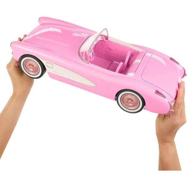 Hot Wheels Rc Barbie Corvette Control Remoto The Movie Color Rosa Chicle - Image 4