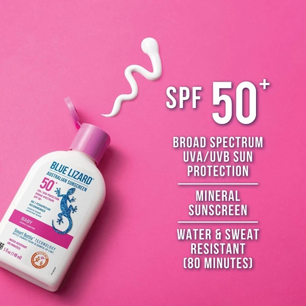 Blue Lizard Protector Solar Baby Con Óxido Zinc Crema Spf 50 - Image 2