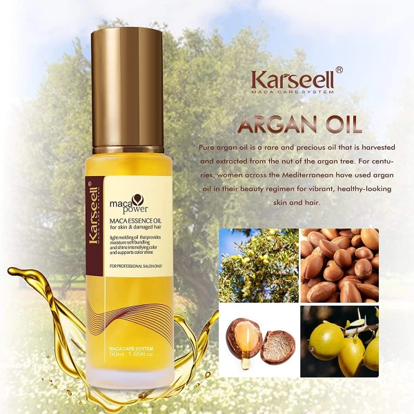 Karseell- Aceite De Argán Marroquí Para Curación Del Cabello - Image 4