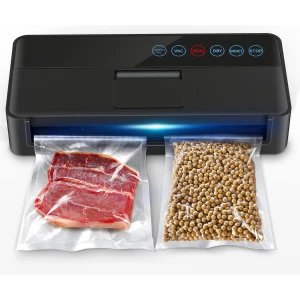 Vsdk Máquina Selladora Al Vacio Para Alimentos Color Negro