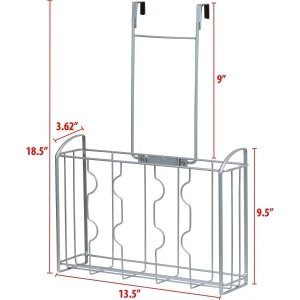 Soporte Organizador Simplehouseware Sobre Puerta De Gabinete - Image 2