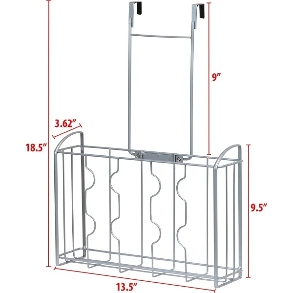 Soporte Organizador Simplehouseware Sobre Puerta De Gabinete - Image 2