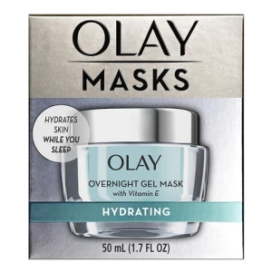 Olay Máscara Facial Hidratante De Gel Nocturna Con Vitamin E Tipo De Piel Seca - Image 3