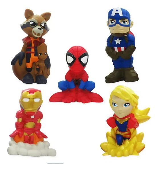 Disney Marvel Juego De Baño Los Vegadores Super Héroes 6 Und Color Rojo - Image 3