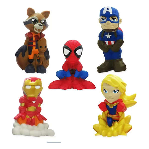 Disney Marvel Juego De Baño Los Vegadores Super Héroes 6 Und Color Rojo - Image 3