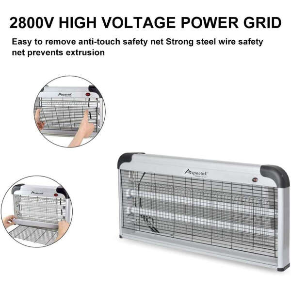 Mata Moscas Aspectek Zapper Para Interiores 40w, (talla Xxl) - Image 4