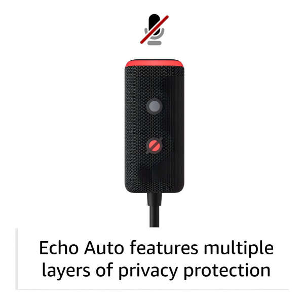 Amazon Echo Auto (2nd Gen) Con Asistente Virtual Alexa Color Negro 127/220v - Image 2