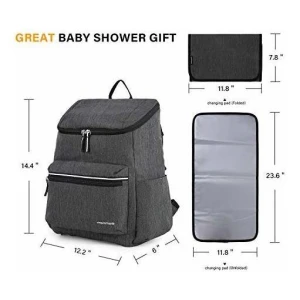 Mama Mochila Ligera Para Pañales Con Cambiador Bolsillo Ais - Image 5