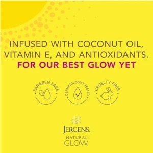 Jergens Crema Hidratante Para Brillo Bronceado Natural Momento De Aplicación Día Tipo De Piel Todo Tipo De Piel - Image 2