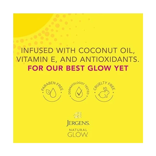 Jergens Crema Hidratante Para Brillo Bronceado Natural Momento De Aplicación Día Tipo De Piel Todo Tipo De Piel - Image 2