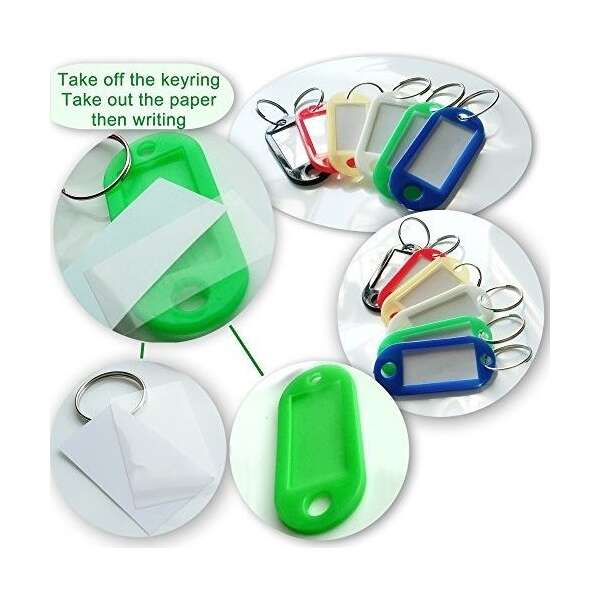 Tags De Llaves 120 Pcs Color Surtido Plastico Codificado - Image 4