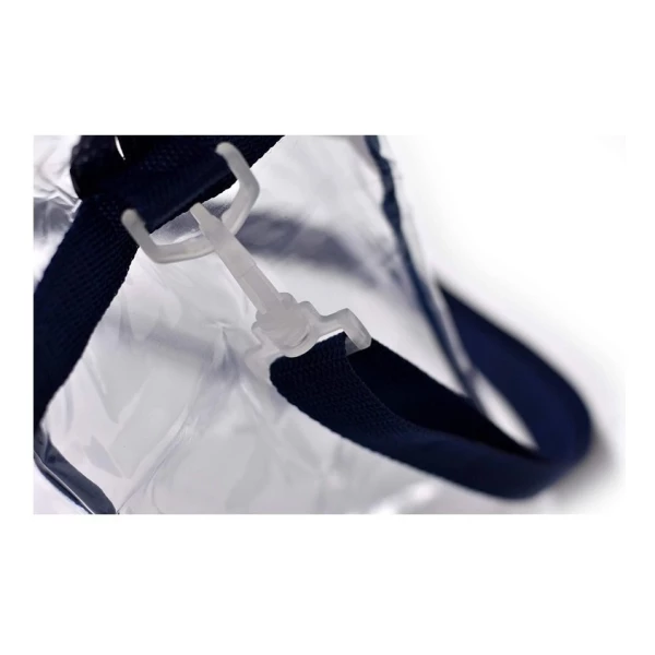 Bolso Tote Transparente Aprobado Por El Estadio Nfl - Tirant Color Azul Oscuro Diseño De La Tela Liso - Image 3