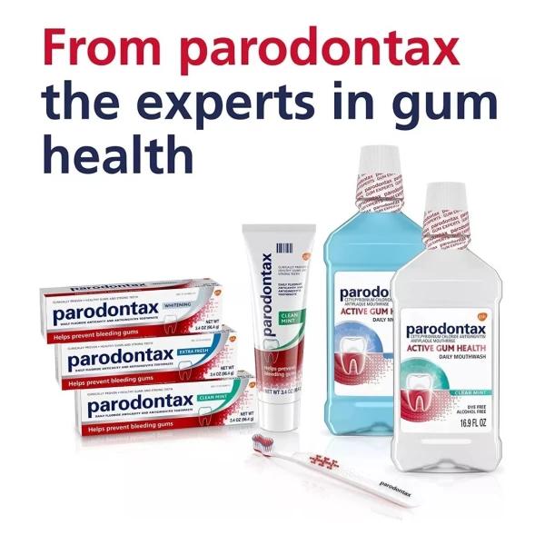 Parodontax Active Gum Health Enjuague Bucal 480ml 2 Pack - Image 2