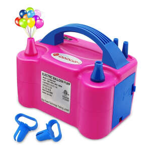 Inflador Globos Eléctrico Portátil Doble Boquilla 110v, 600w