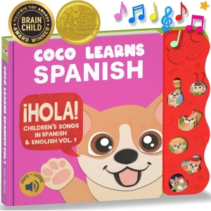 Coco Learns Libro Musical Y Juguete Bilingüe Para Niños Vol1