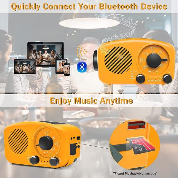 Radio Solar Emergencia, Manivela,greadio Con Am Fm Bluetooth - Image 5