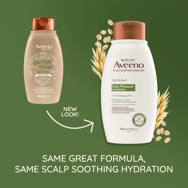 Aveeno Champú Hidratante De Leche De Avena Para Cabello Seco - Image 3