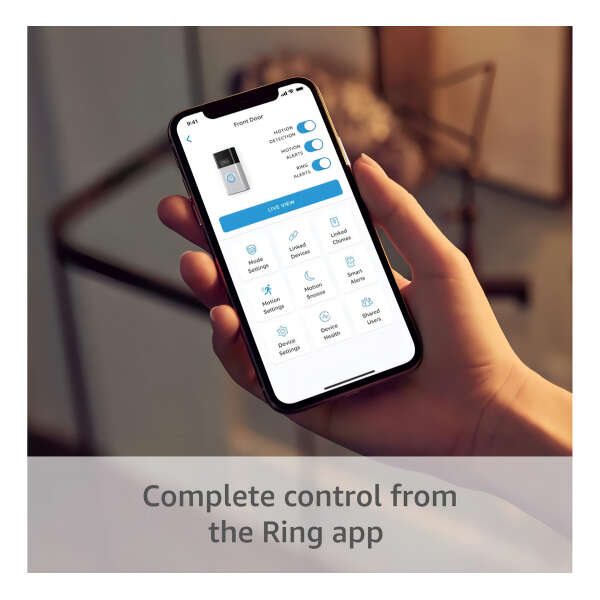 Rign Timbre Con Video Hd 1080p Puedes Ver, Escuchar Y Hablar Color Venetian Bronze - Image 4