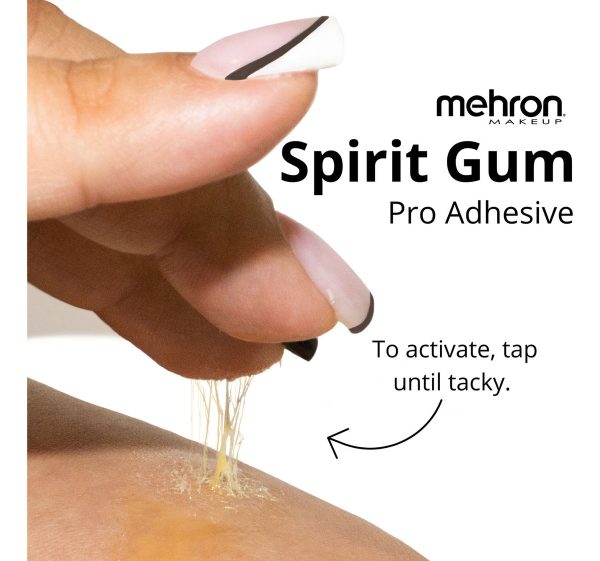Mehron Adhesivo Profesional Spirit Gum Con Pincel 30 Ml - Image 3