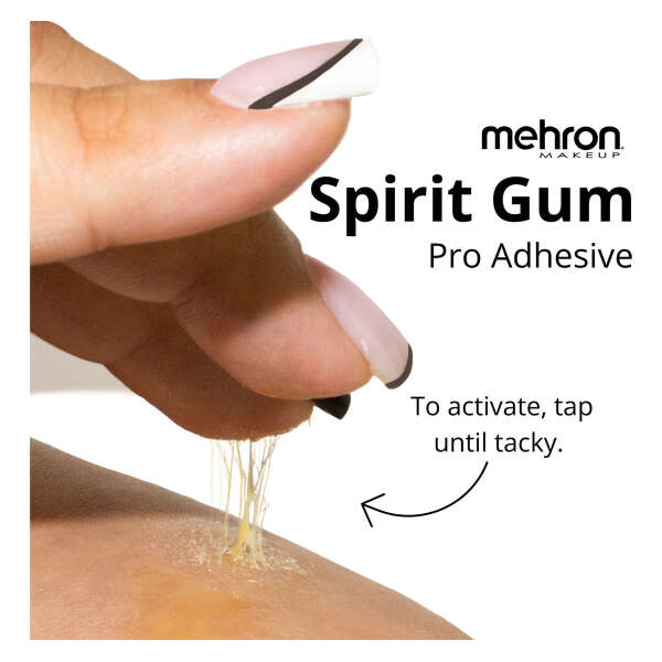 Mehron Adhesivo Profesional Spirit Gum Con Pincel 30 Ml - Image 3