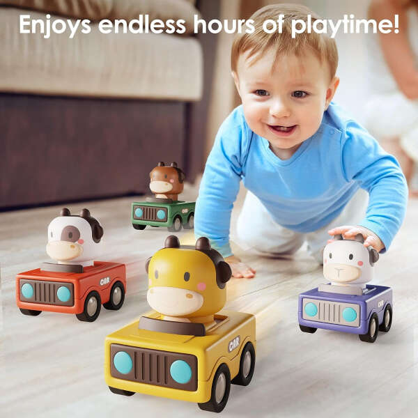 Iplay, Ilearn, Juguetes De Fricción De Animales Para Bebés - Image 4