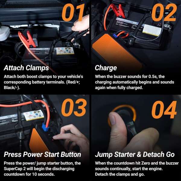 Arrancador Sin Batería, 12 V, Autowit Supercap 2 Hasta 800 A - Image 4