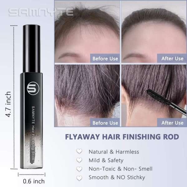 Samnyte Palillo De Acabado De Cabello, Pack De 2 Piezas - Image 3