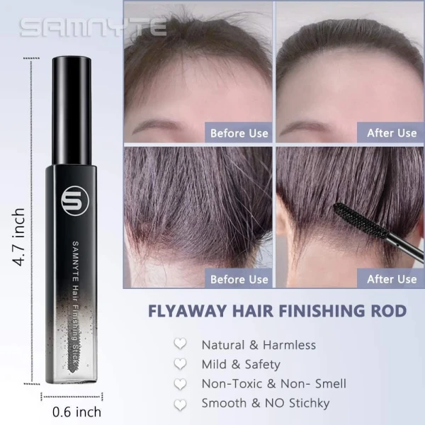 Samnyte Palillo De Acabado De Cabello, Pack De 2 Piezas - Image 3